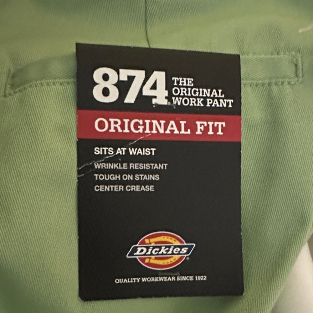 Dickies Mint Green 874 Original Fit Pants